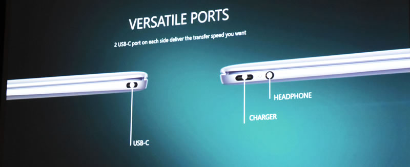 Huawei Matebook ports available