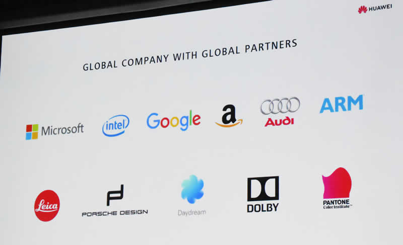 Huawei slide 9 Global partners