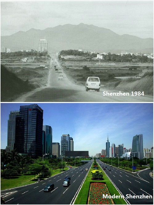 Shenzhen then and now