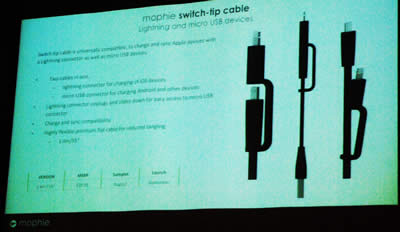 Slide showing the switch tip cables