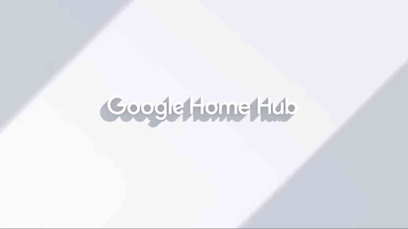 Google Home Hub Video