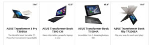 Oct16 ASUS Transformer range