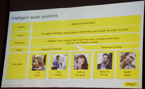 Slide on inteligent Audio solutions