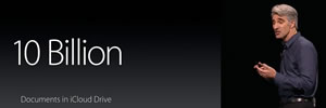 Sept 16 Keynote 10 Billion iCloud fiiles