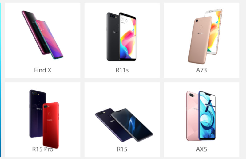 OPPO Phone range