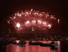 fireworks over Sydney
