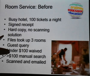 Fuji Slide 4 Room Service Example