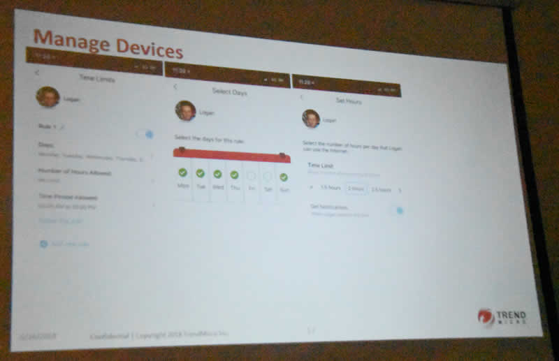 Trend Slide 13 parental controls