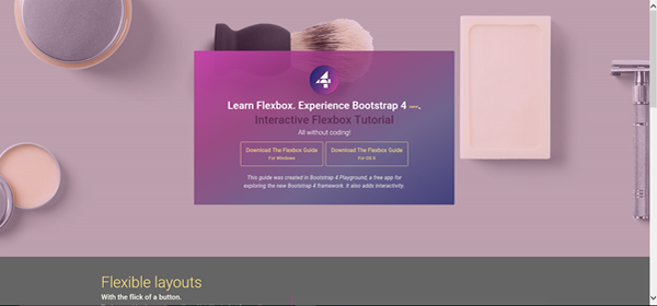 BootStrap 4 Playground download link