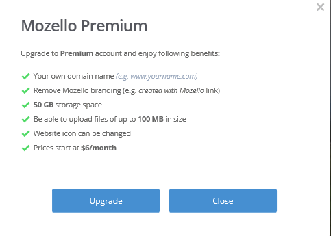 Premium site details