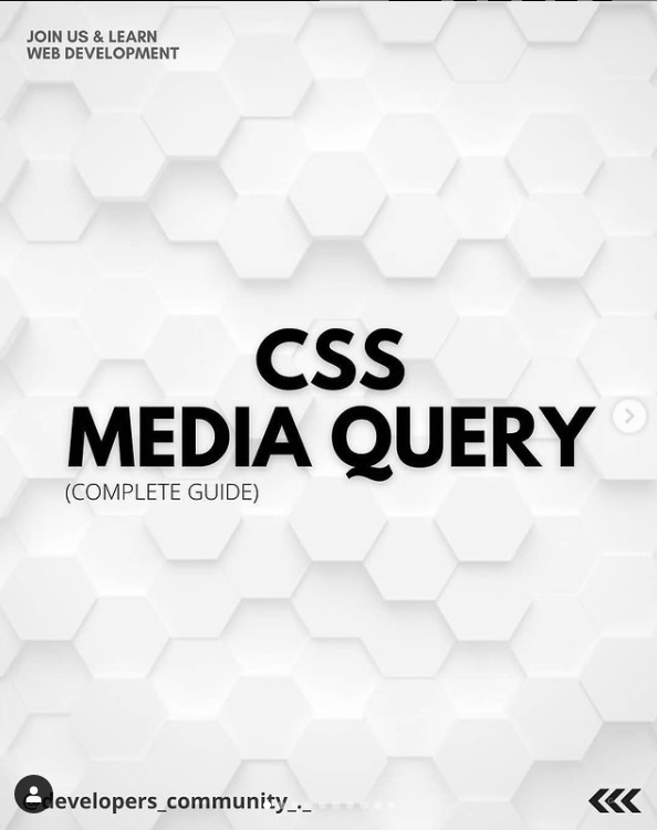 CSS Media Queries Developers Community